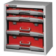 Facom 1 Caisson Haut Avec Mallettes À Emporter - Facom