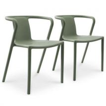 Fauteuil De Jardin Empilable Diego Olive En Lot