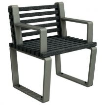 Fauteuil Arbane Urbecosi - Ipra/alu Gris 7016