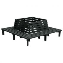 Banc Tour D'arbre Maternelle 4 Cotés Urbecol Ipra Gris