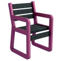 Fauteuil Chardonnay Prim Urbecol - Ipra/alu Rose 4003 Brill