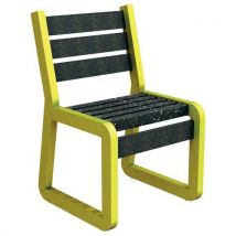 Chaise Chardonnay Prim Urbecol - Ipra/alu Jaune 1016 Brill