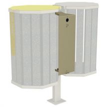 Cendrier Poubelle Chardonnay 100 L Urbecollect Alu Yazd