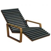 Chaise Longue Arbane Accoudoirs Urbecosi - Ipra/alu Rouille