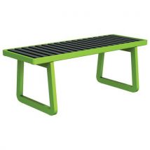 Banquette Aréna Droite 120 Cm Urbecol - Ipra/alu Vert 658b