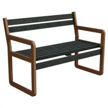 Banc Chardonnay 120 Cm Ass Longue Urbecosi Ipra/alu Rouille