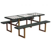 Table De Jeux Syrah 190 Cm Urbecosi - Ipra/alu Rouille