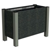 Jardinière Floralu 82x40x60 Cm Urbecosi - Ipra/alu Gris 7016