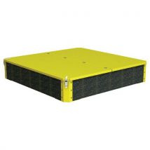 Bac Sable Arbane 120x120 Cm Couv Urbecol Ipra/alu Jaune 1016