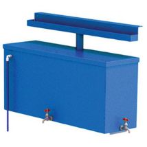 Kit Récupération Eau 100 L Poulailler Urbecol Alu Bleu 5015