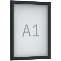 Vitrine D'affichage Pn 1 Murale - Format A1 - Anthracite