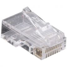 Connecteur À Sertir 8p8c Rj45 Utp Téléphonie - Lot De 10