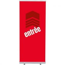 Roll-banner Budget 85-200 Ensemble Complet Entrée Rouge