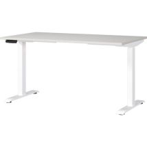 Bureau Réglable Électrique Gw-jet - 140cm - Gris Clair/blanc
