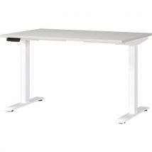 Bureau Réglable Électrique Gw-mailand-120cm-gris Clair/blanc
