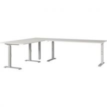 Bureau Réglable Mécanique Gw-agenda-260x200cm-gris/argent