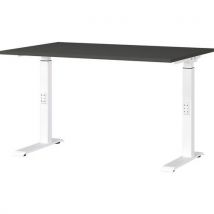 Bureau Réglable Mécanique Gw-downey-120cm-graphite/blanc