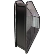 Helit - Porte-revues The Tower Network A4 - Acier Noir - Classement et Archivage Efficace