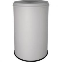 Corbeilleàpapier Anti-feu Avec Tête D'extinction-30l-gris
