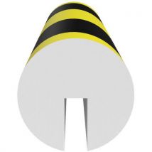 Profilé Demi-cercle Pour Poutre En I - Noir Et Jaune