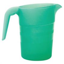 Plastorex - Lot de 6 Pichets Polypropylène 1L Vert Sans Couvercle - Usage Alimentaire