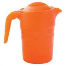 Pichets Polypropylène 1 L Avec Couvercle - Orange