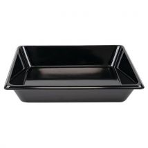 Bacs Mélamine - Gn 1/2 26.5 X 32.5 X 6.5 Cm - Noir