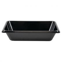 Bacs Mélamine - Gn 1/4 26.5 X 16.2 X 6.5 Cm - Noir