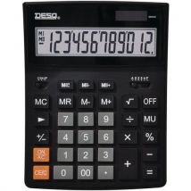 Calculatrice De Bureau 30444 - Affichage 12 Chiffres Xlarge - Desq