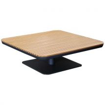 Table Basse Freedom Lames Composite/alu - Marron/graphite