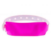 Bracelet Plastique Vinyle Extra-large - Rose
