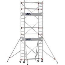 Duarib - Échafaudage roulant Altitude AL165 Aluminium - Hauteur travail 5.8m - Charge 157kg - Classe 3