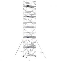 Duarib - Échafaudage DOCKER 150 Aluminium - Hauteur Plancher 9.90m - Charge Max 363kg - Norme EN 1004-1