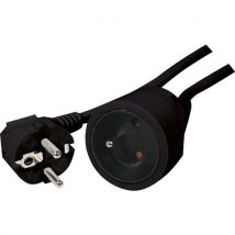 Rallonge Secteur Tripolaire - Noir - 5m