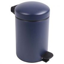 Poubelle Pour Sanitaire De Salle De Bain Bohème 3 L - Bleu Foncé