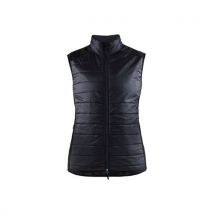 Gilet Doublé Pour Femme En Marine Foncé L