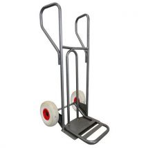 Diable Acier Incurvé 250 Kg Roues Increvables