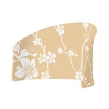 Cloison Lune En Tissu Fleurs De Cerisier Japonais Abstraites Beiges