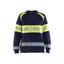 Sweat Haute Visibité Pour Femme Marine Et Orange