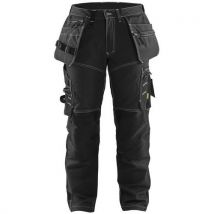 Pantalon De Travail Artisan+ Stretch Noir D108 - Unisexe
