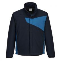 Veste Softshell Pw2 - 2 Couches Pw27 Bleu M - Homme