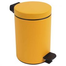 Poubelle Pour Sanitaire Pour Salle De Bain Retro 3l - Jaune