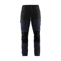 Blaklader - Pantaloni da lavoro stretch donna blu scuro/nero C48 - Taglia 50 - Policotone traspirante