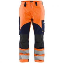 Blaklader - Pantalone Multistandard Intrinseco Nei Colori Arancio Fluo E Blu Navy Taglia D100