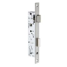 Bricard - Serratura a incasso per porta in metallo - Asse 21mm - Argento - Sicurezza e Durata