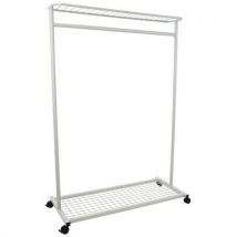 Stand Porta-abiti Mobile Smart L110 H162 P51 Cm Grigio - Manutan