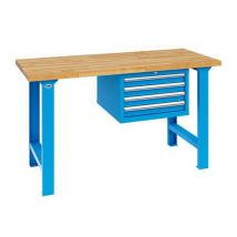 MG Magrini - Banco Comp 1500x800x780hmm Piano In Legno Faggio Listellare