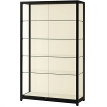 Vetrina Espositiva - 1000 X 400 X 1972 Mm - Nero - Manutan - Manutan