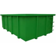 Vasca fissa per sfridi - Capacità 15 m3 - Verde 6029