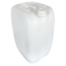 Lotto di 25 - Tanica in plastica HDPE 11L - Omologata ADR/UN Alimentare Trasparente -